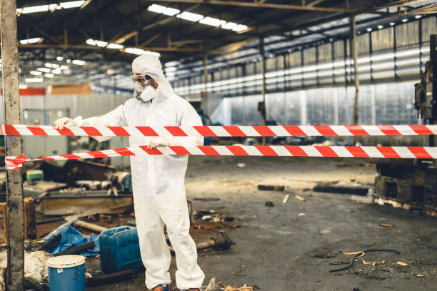 Professional Biohazard technician working in Frederick, PA